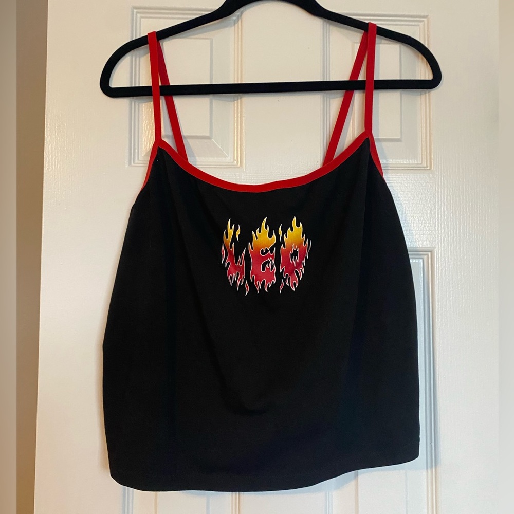 Dolls Kill Horoscopez Fire Leo Tank Top